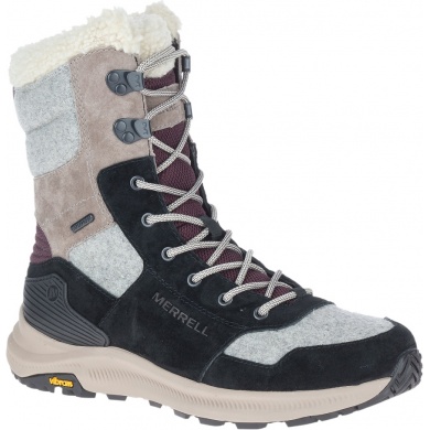 Merrell Winterschuhe Ontario Tall Polar (wasserdicht) grau/schwarz Damen